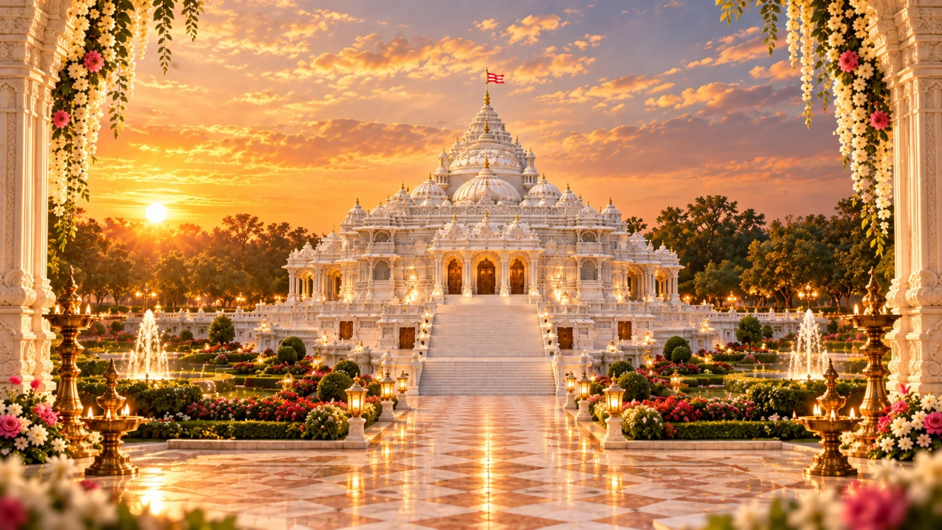 Loyadham Mandir Aerial View